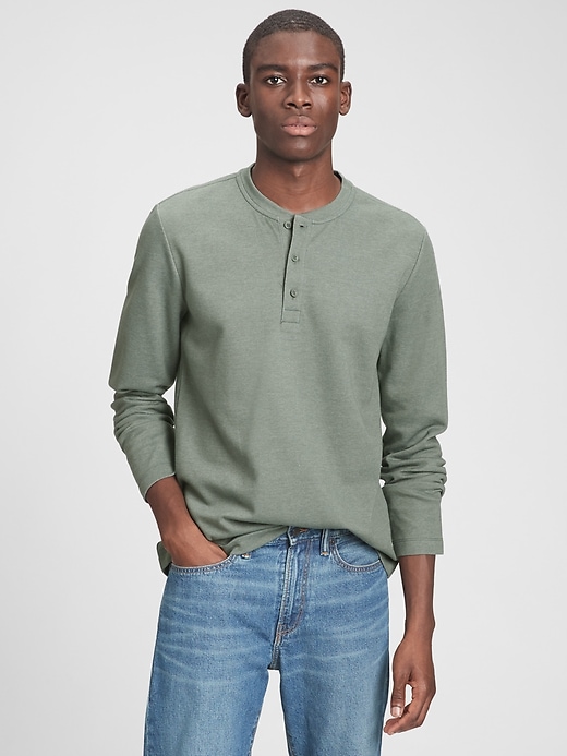 Image number 1 showing, Cozy Henley T-Shirt