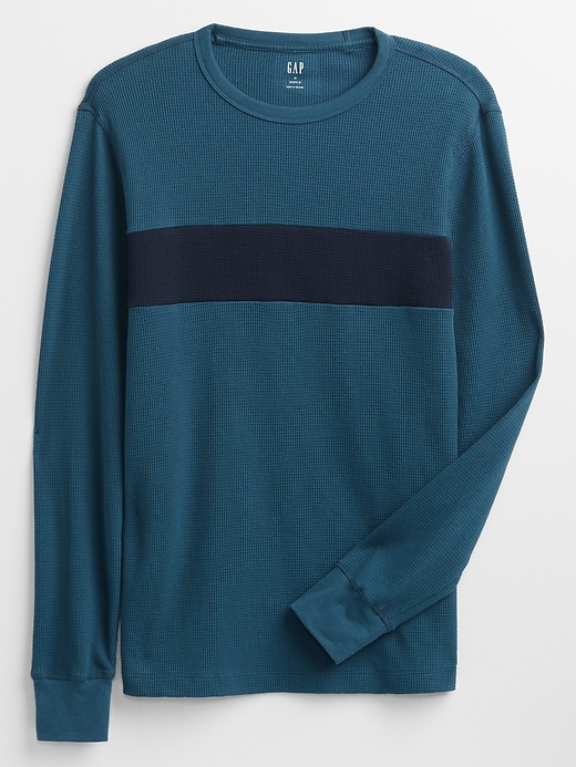 Image number 4 showing, Waffle-Knit Stripe T-Shirt