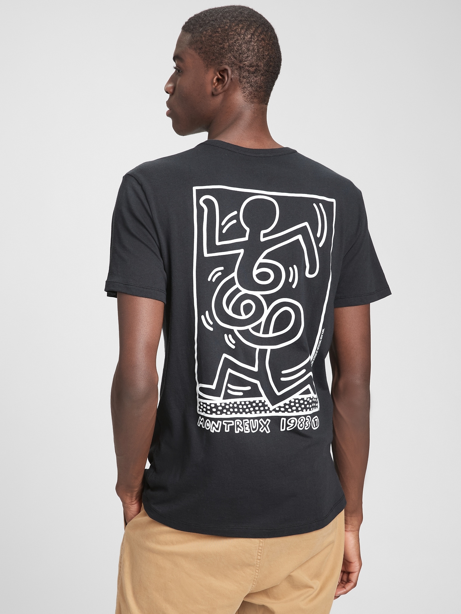 Fashion Design Clothing Store Gift for Her Keith Haring Graphic Tee Gift for Him Men And Women Tshirt Design Minimal Tshirt Design