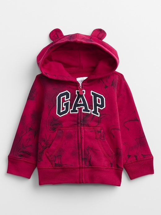 Image number 2 showing, babyGap Logo Print Zip Hoodie