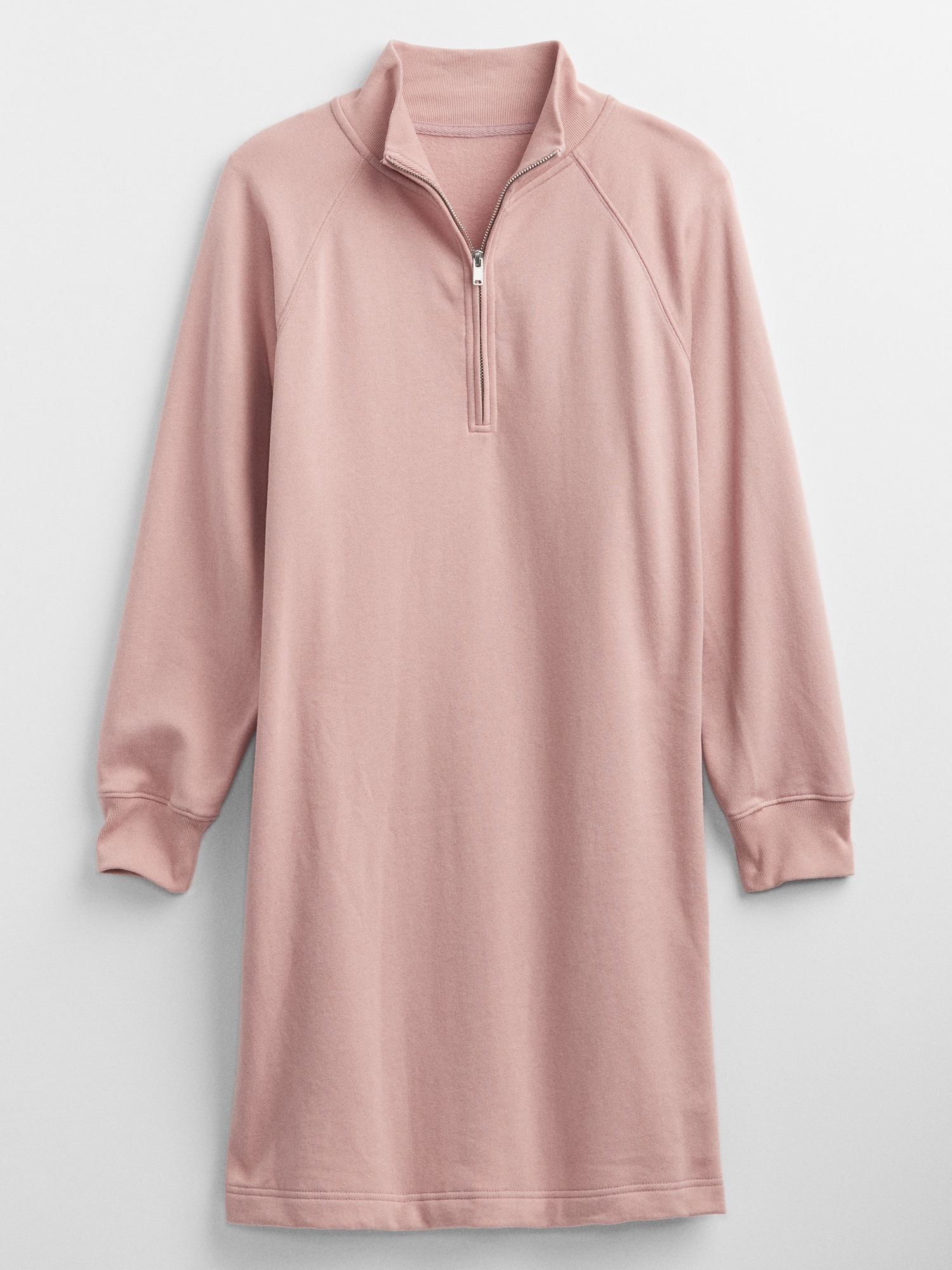 QuarterZip Sweatshirt Dress Gap Factory