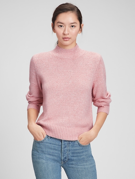 Image number 1 showing, Mockneck Sweater