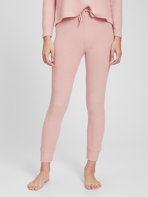 Waffle Knit Brushed Leggings Gap Factory