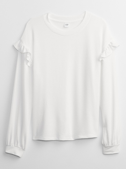 Image number 7 showing, Softspun Ruffle T-Shirt