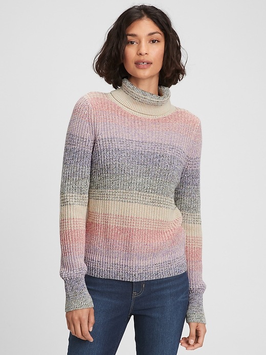 Image number 3 showing, Marled Turtleneck Sweater