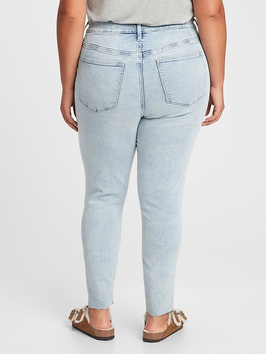 Image number 6 showing, Sky High Destructed Jeans with Washwell