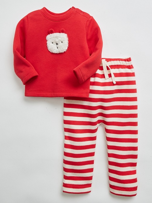 Baby Brannan Bear Stripe Outfit Set