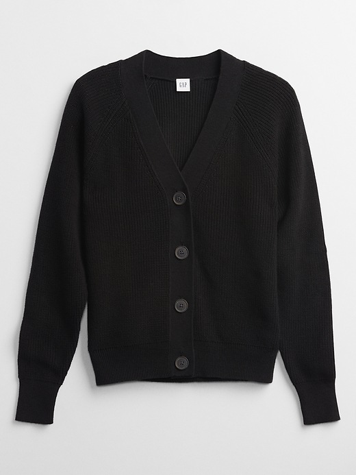 Relaxed V-Neck Cardigan