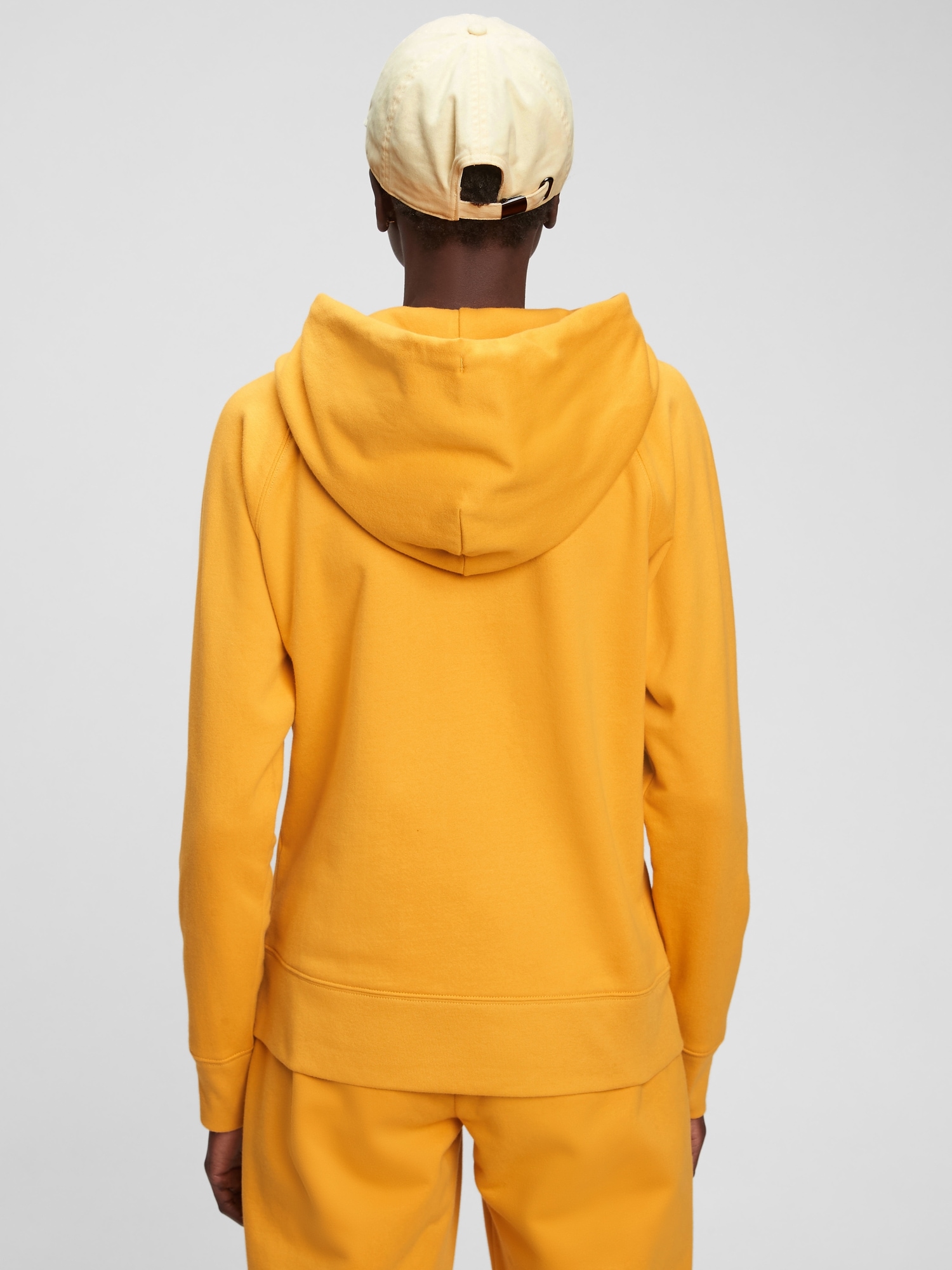 gap mustard yellow hoodie
