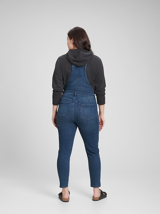 Image number 2 showing, Skinny Denim Overalls