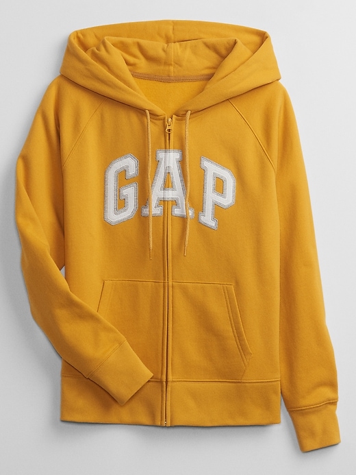 Image number 7 showing, Gap Logo Zip Hoodie In Fleece