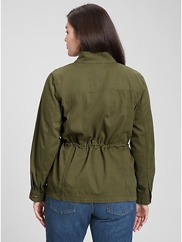 Gap Factory Women's Utility Jacket Army Jacket Green Size S