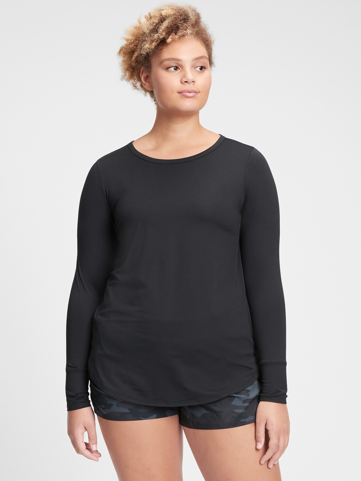 GapFit Brushed Jersey T-Shirt