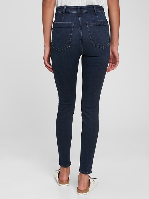 Image number 4 showing, High Rise Universal Legging Jeans with Washwell