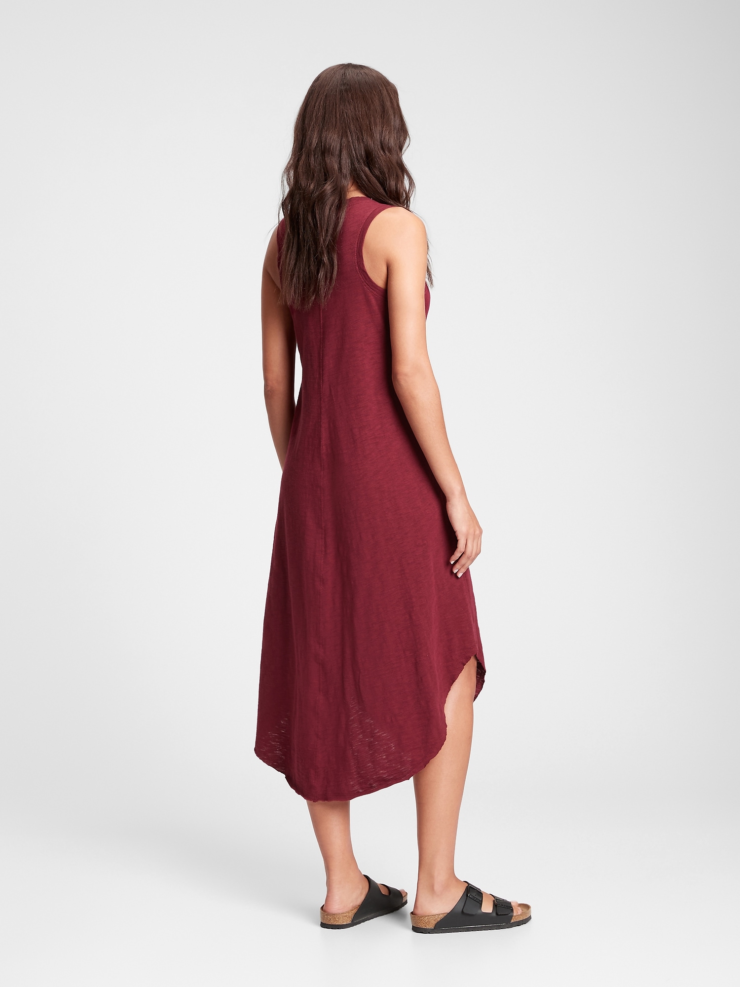 UNeck Sleeveless Midi Dress Gap Factory