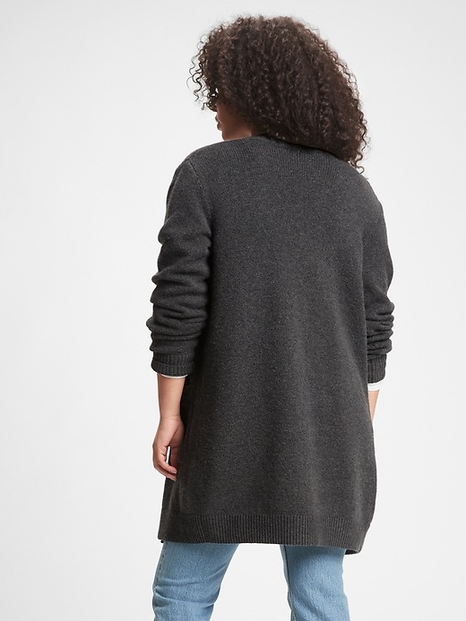Image number 6 showing, Cozy Long Open-Front Cardigan