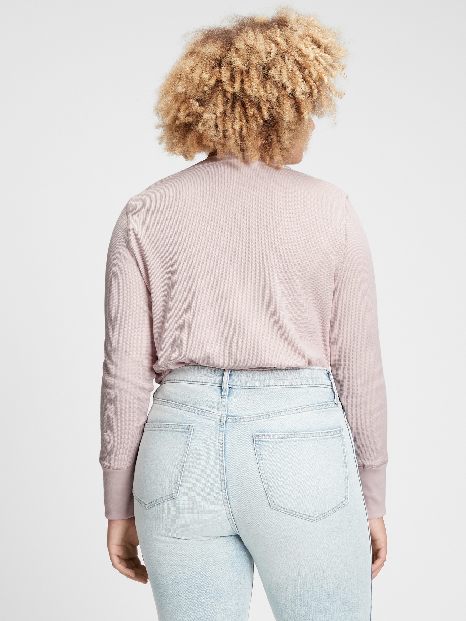 gap waffle henley