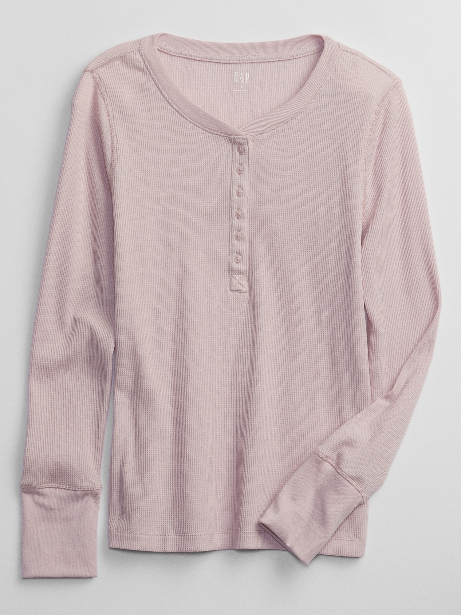 gap waffle henley