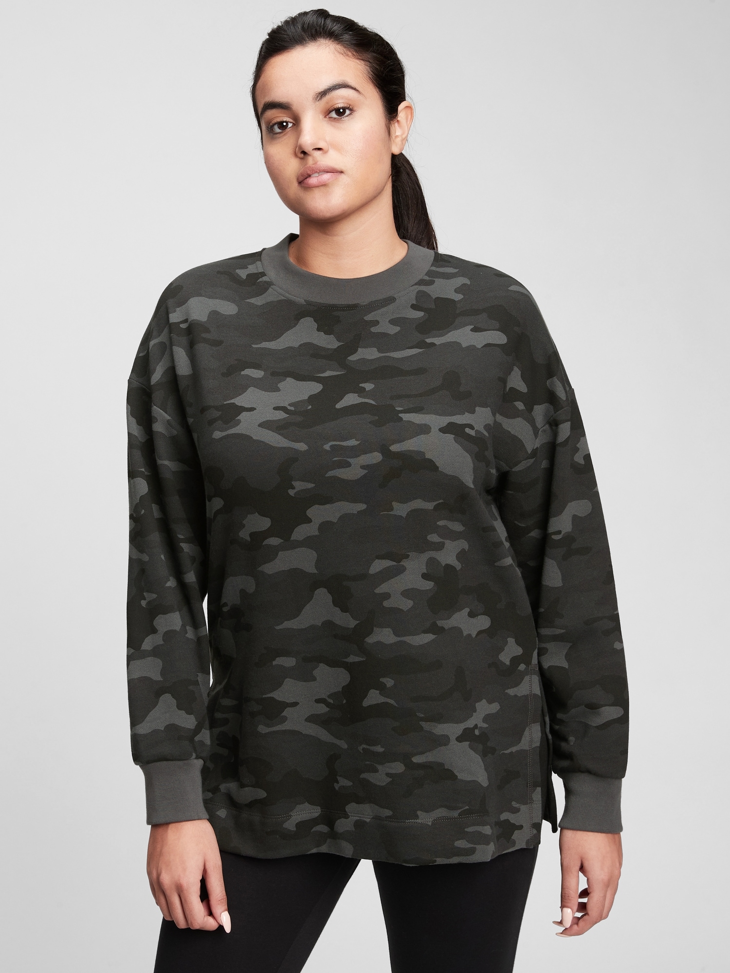 Time And Tru Women's Crewneck Tunic Sweatshirt | craft-ivf.com