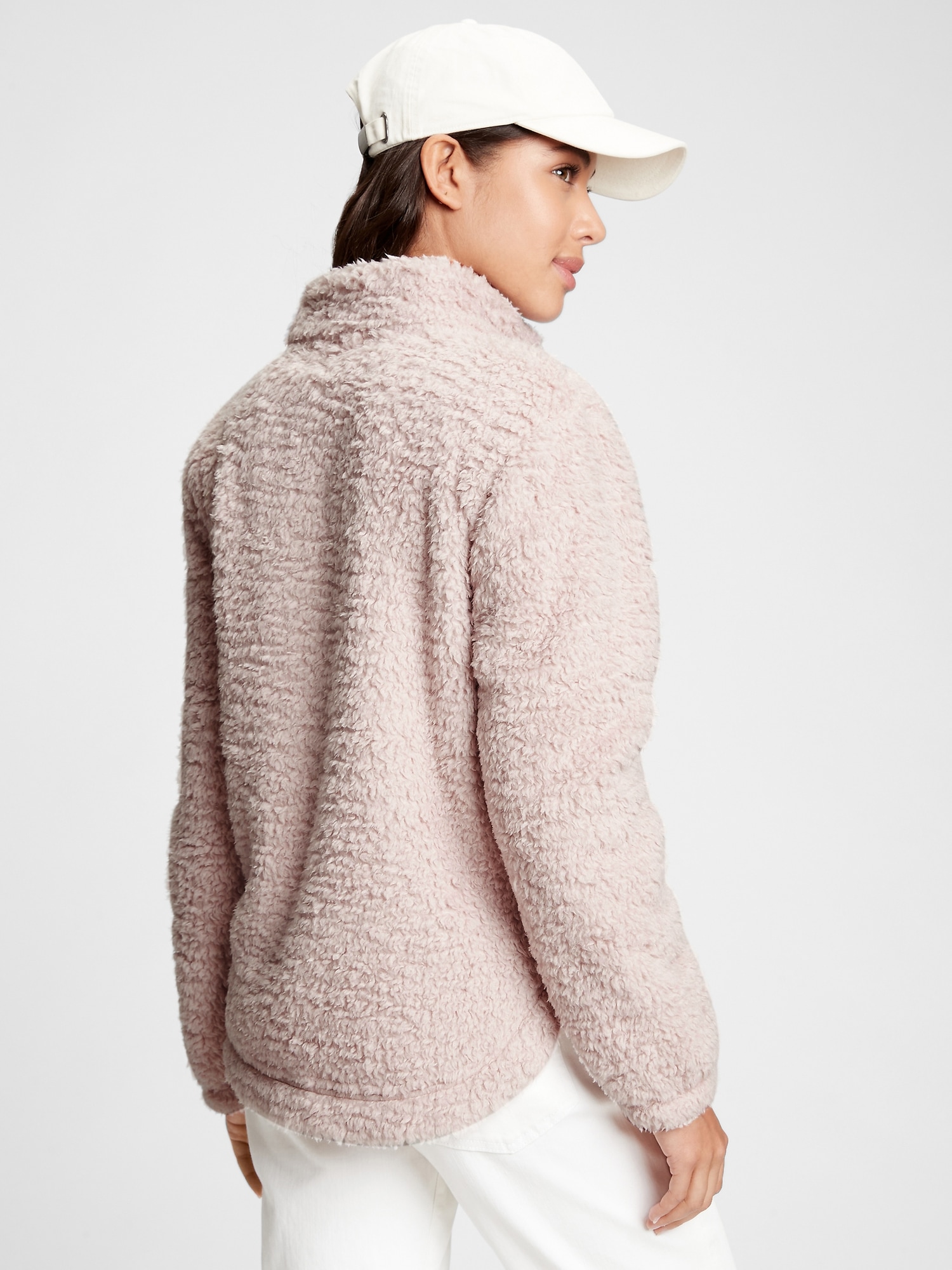 sherpa sweatshirt gap