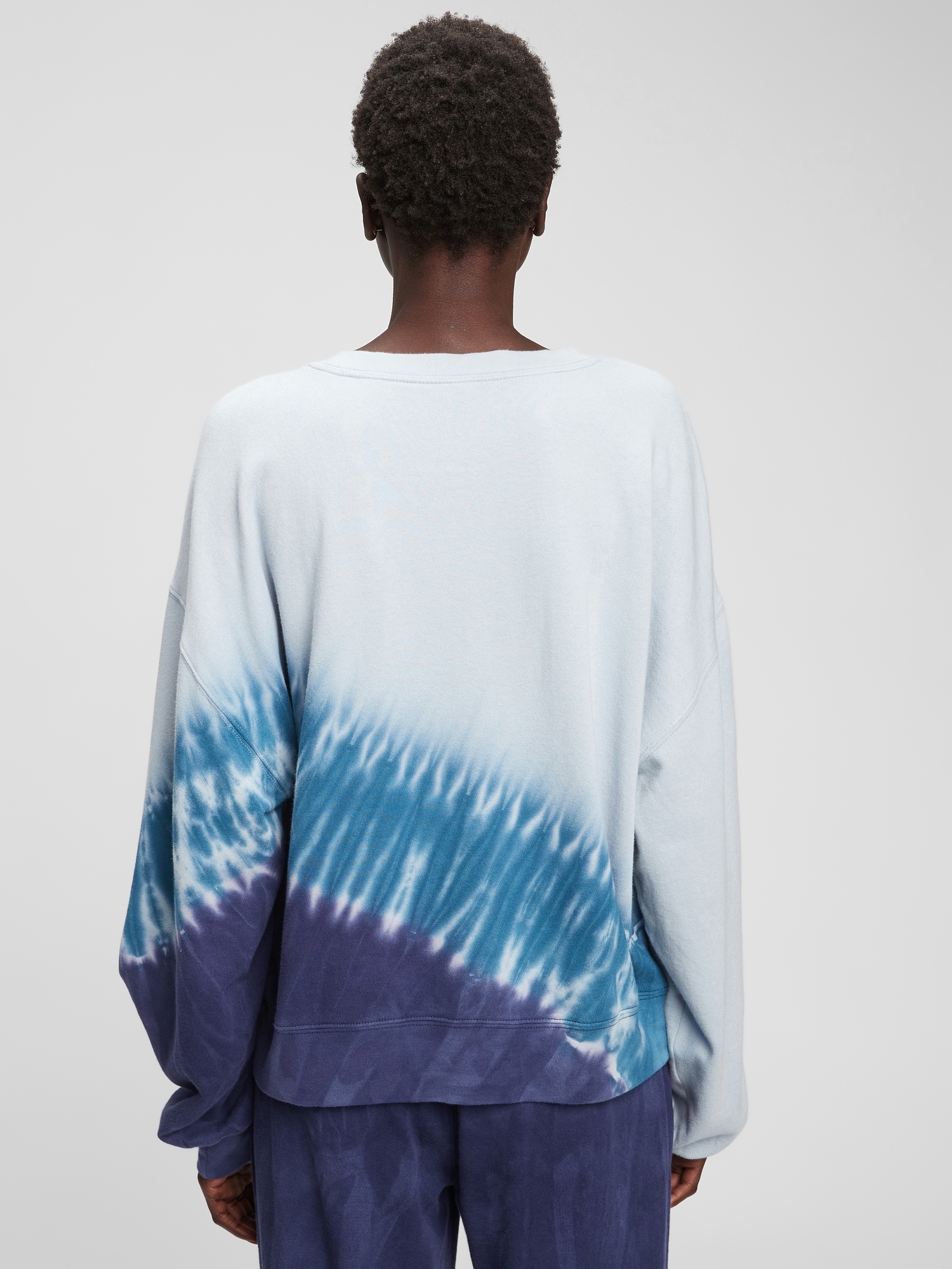 gap tie dye sweatshirt