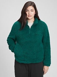 Sherpa Half-Zip Sweatshirt