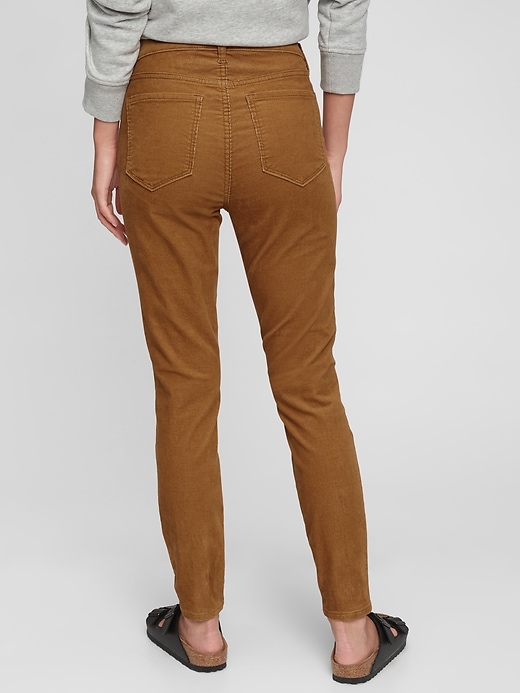 Image number 4 showing, High Rise Corduroy Jeggings with Washwell