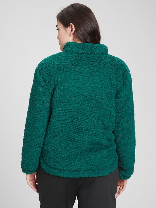 Image number 4 showing, Sherpa Half-Zip Sweatshirt