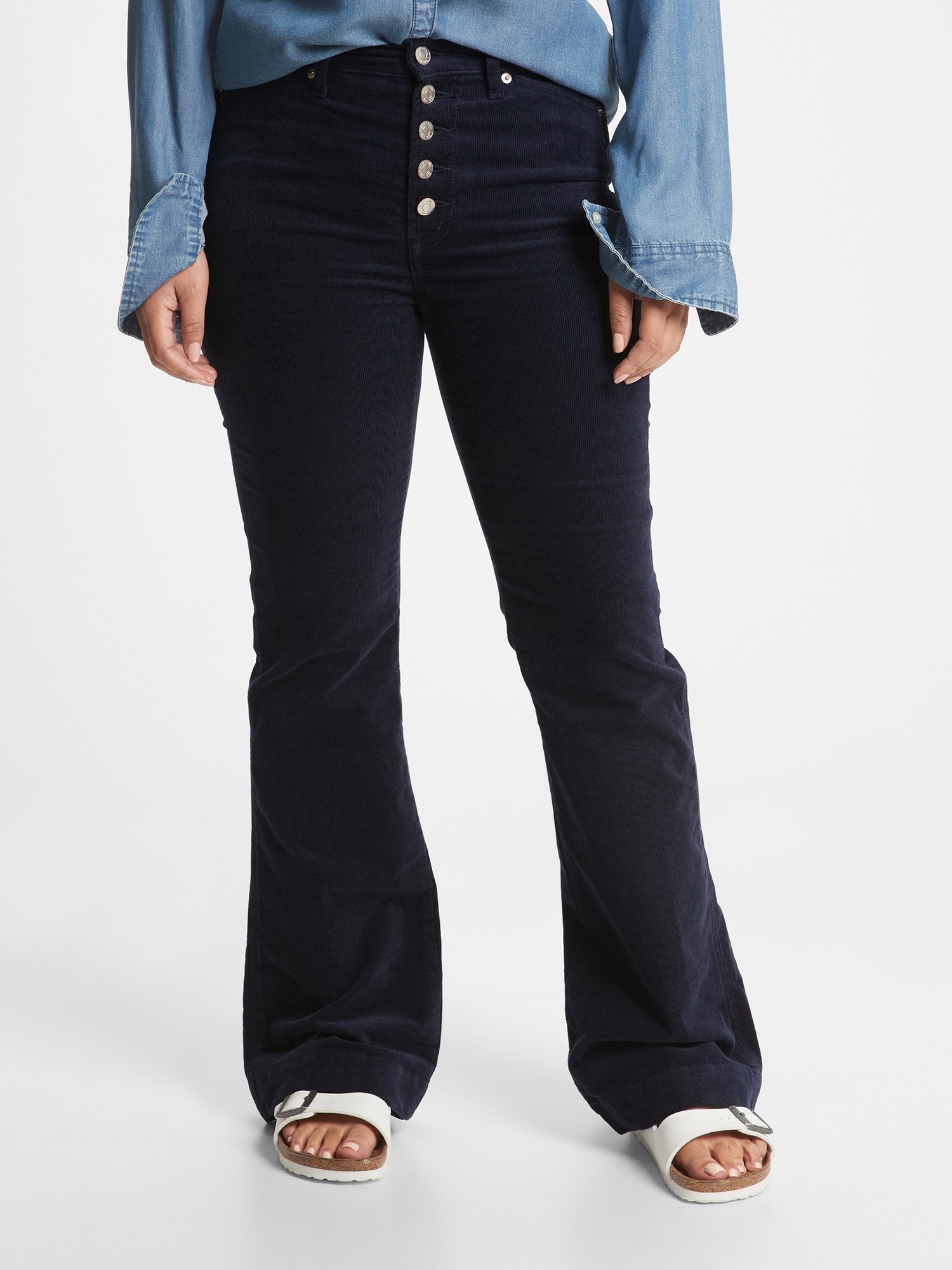 High Rise Vintage Flare Corduroy Pants Gap Factory