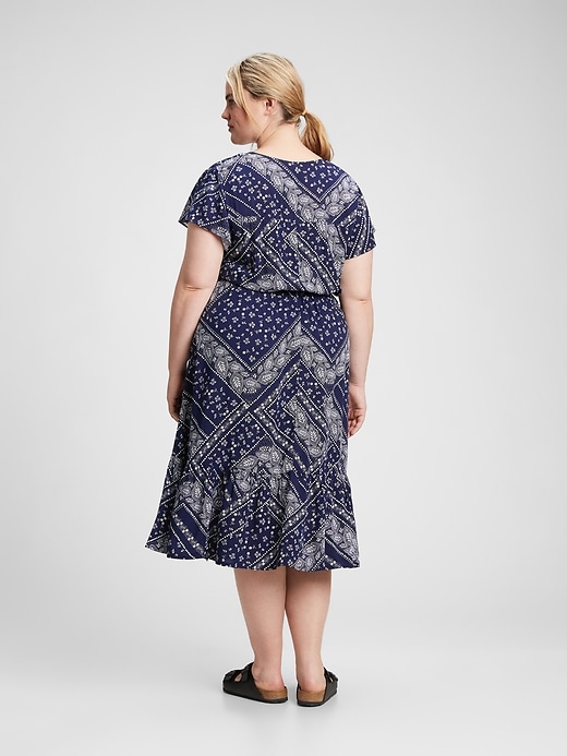 Image number 2 showing, Print Midi Dress