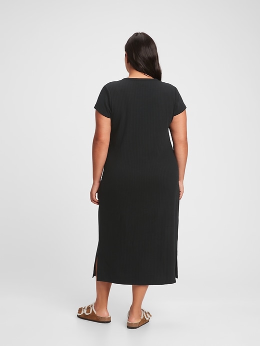 Image number 2 showing, Ribbed T-Shirt Dress