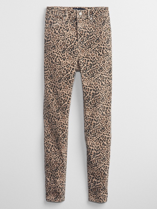 Image number 7 showing, High Rise Universal Print Legging Jeans with Washwell