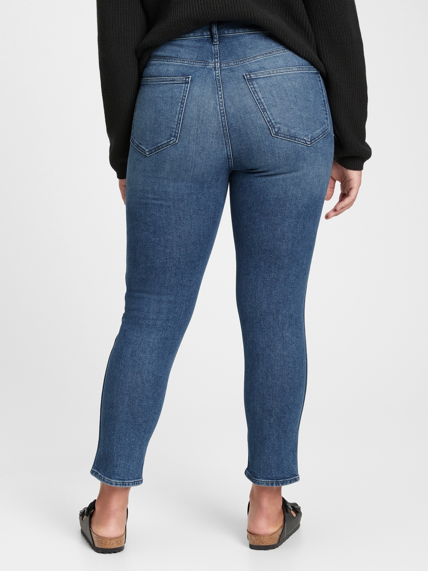 High Rise Vintage Slim Jeans with Washwell | Gap Factory