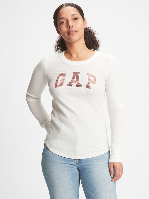 Image number 5 showing, Gap Logo Waffle-Knit T-Shirt