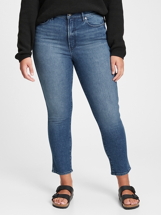 High Rise Vintage Slim Jeans with Washwell | Gap Factory