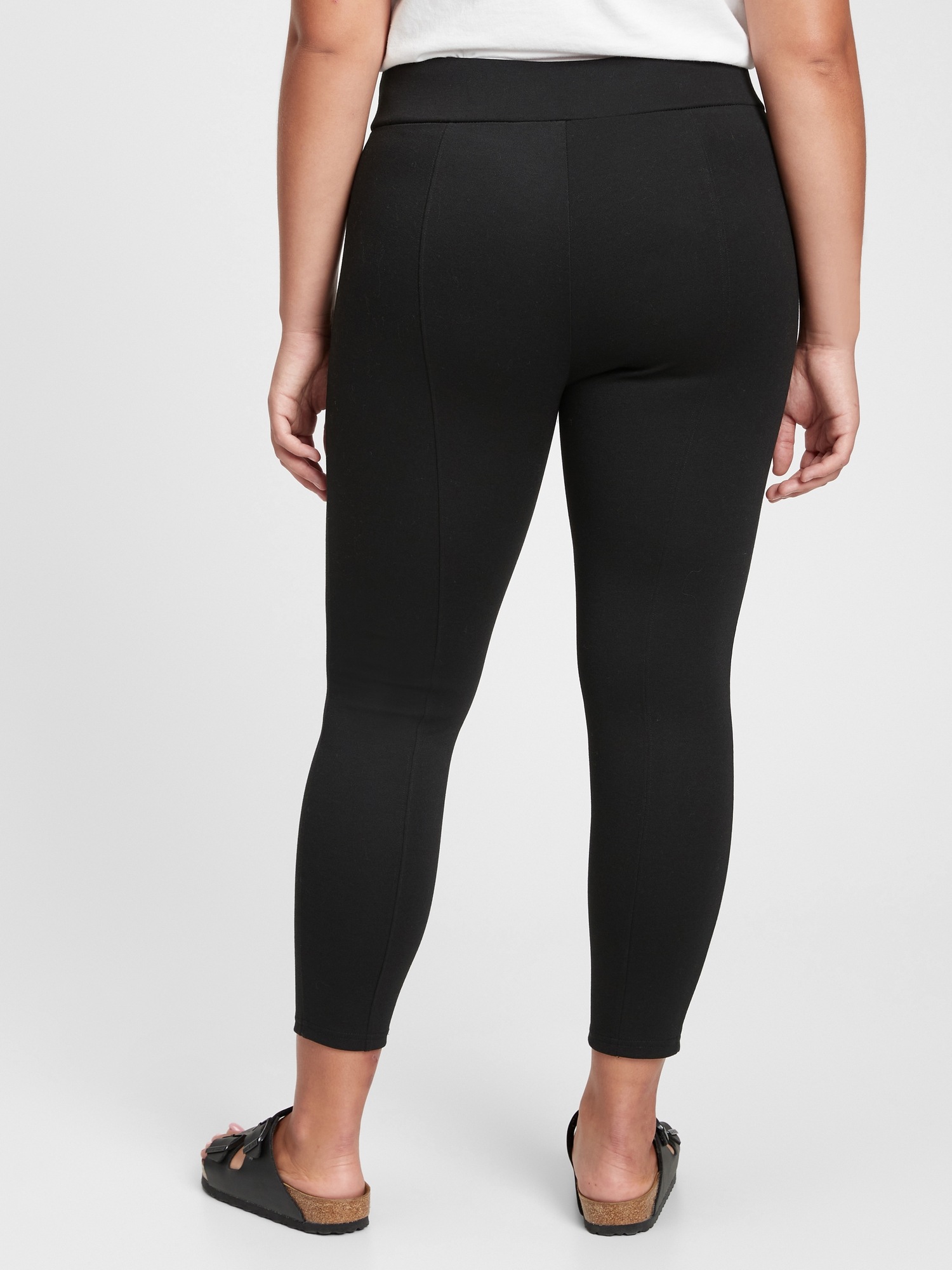 seamed ponte pants