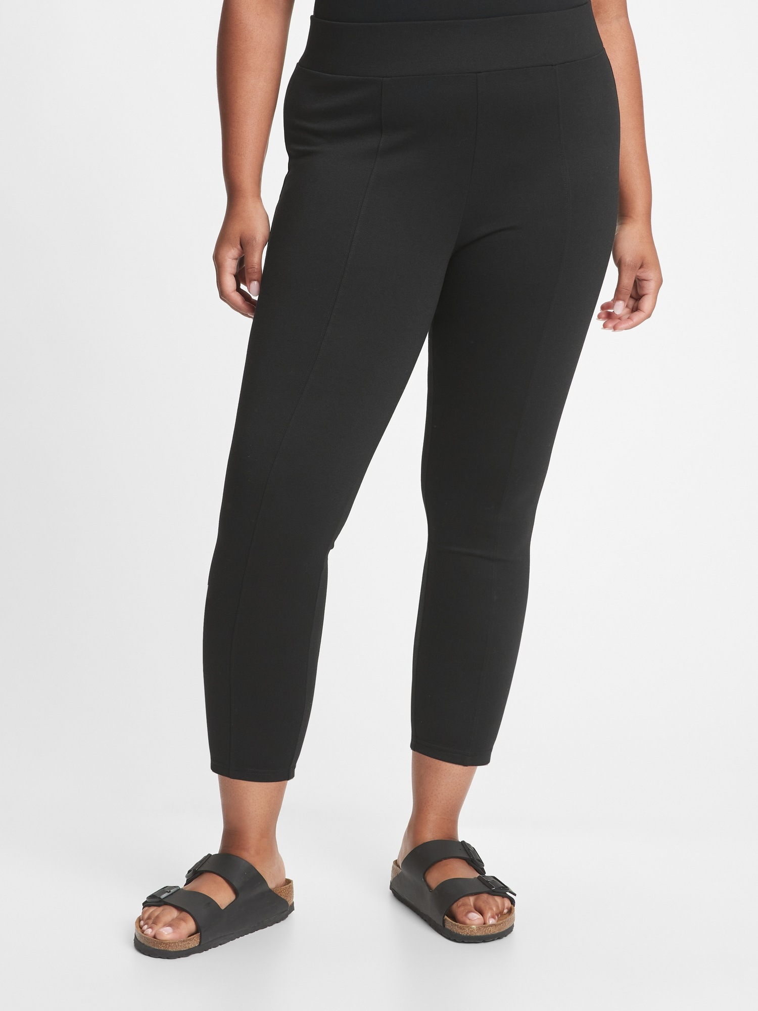 seamed ponte pants