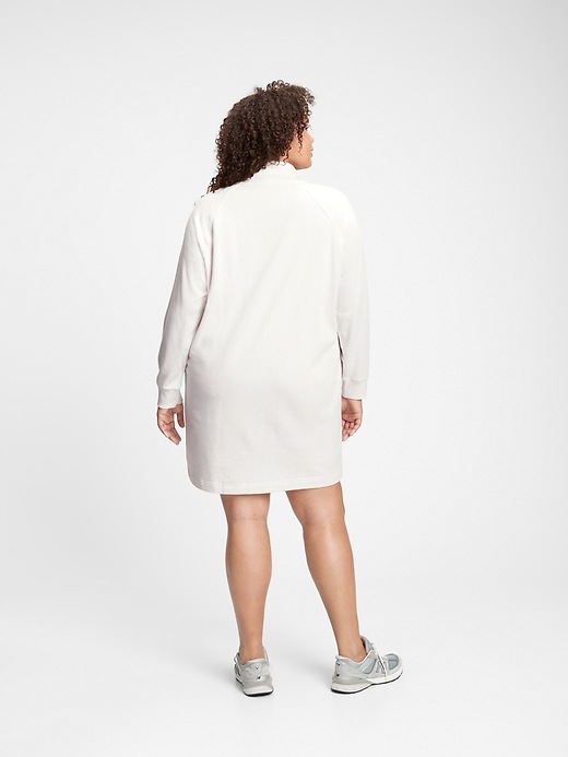 Image number 6 showing, Quarter-Zip Sweatshirt Dress