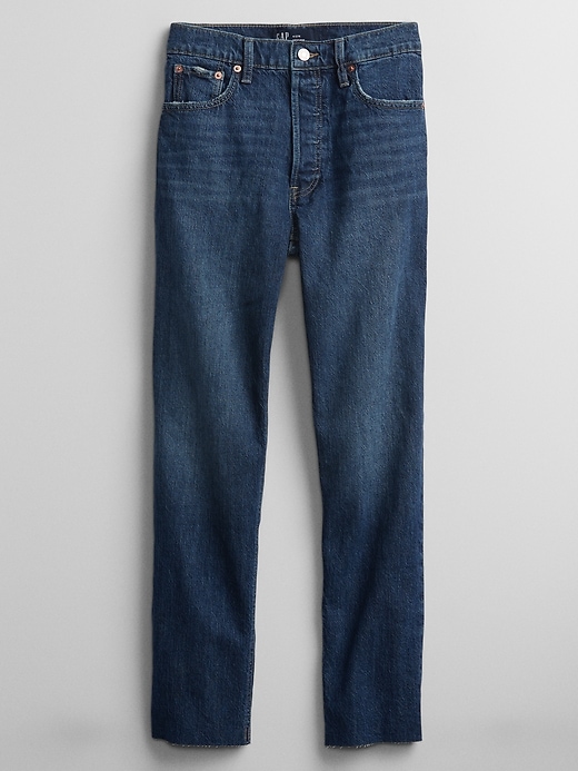 Image number 7 showing, High Rise Cheeky Straight Jeans with Washwell&#174