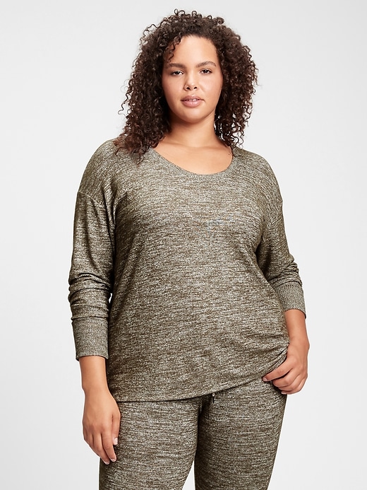 Image number 1 showing, Relaxed Softspun Tunic T-Shirt