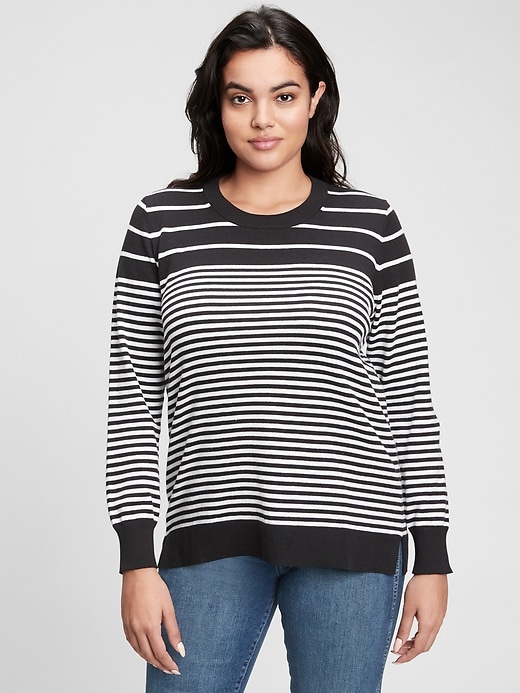 Image number 1 showing, Stripe Crewneck Sweater