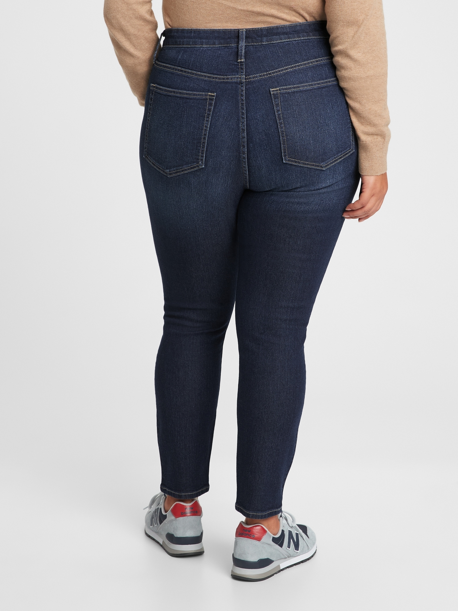 Plus Size High Rise Jeggings High Waist Stretchy Denim Skinny Jeans