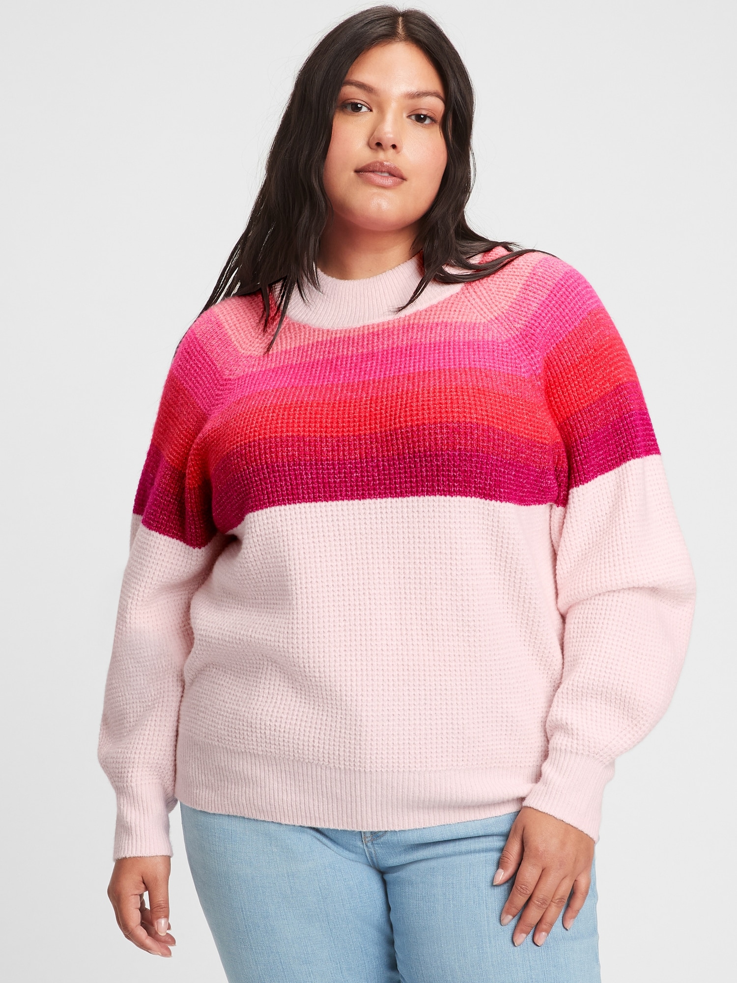 Waffle-Knit Stripe Sweater | Gap Factory