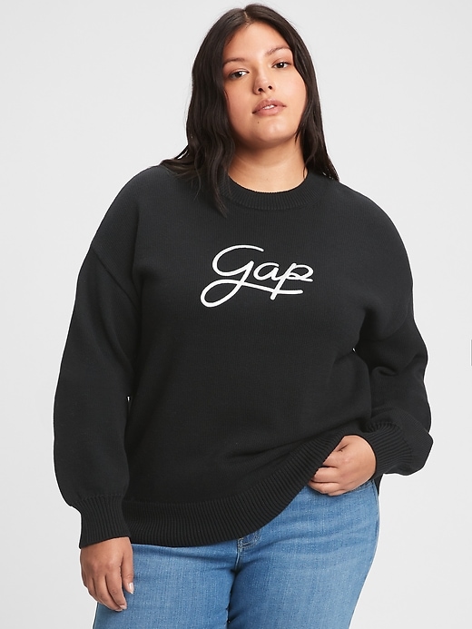 Image number 1 showing, Embroidered Gap Logo Sweatshirt