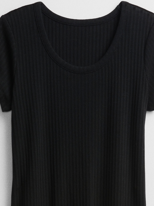 Image number 8 showing, Ribbed T-Shirt Dress