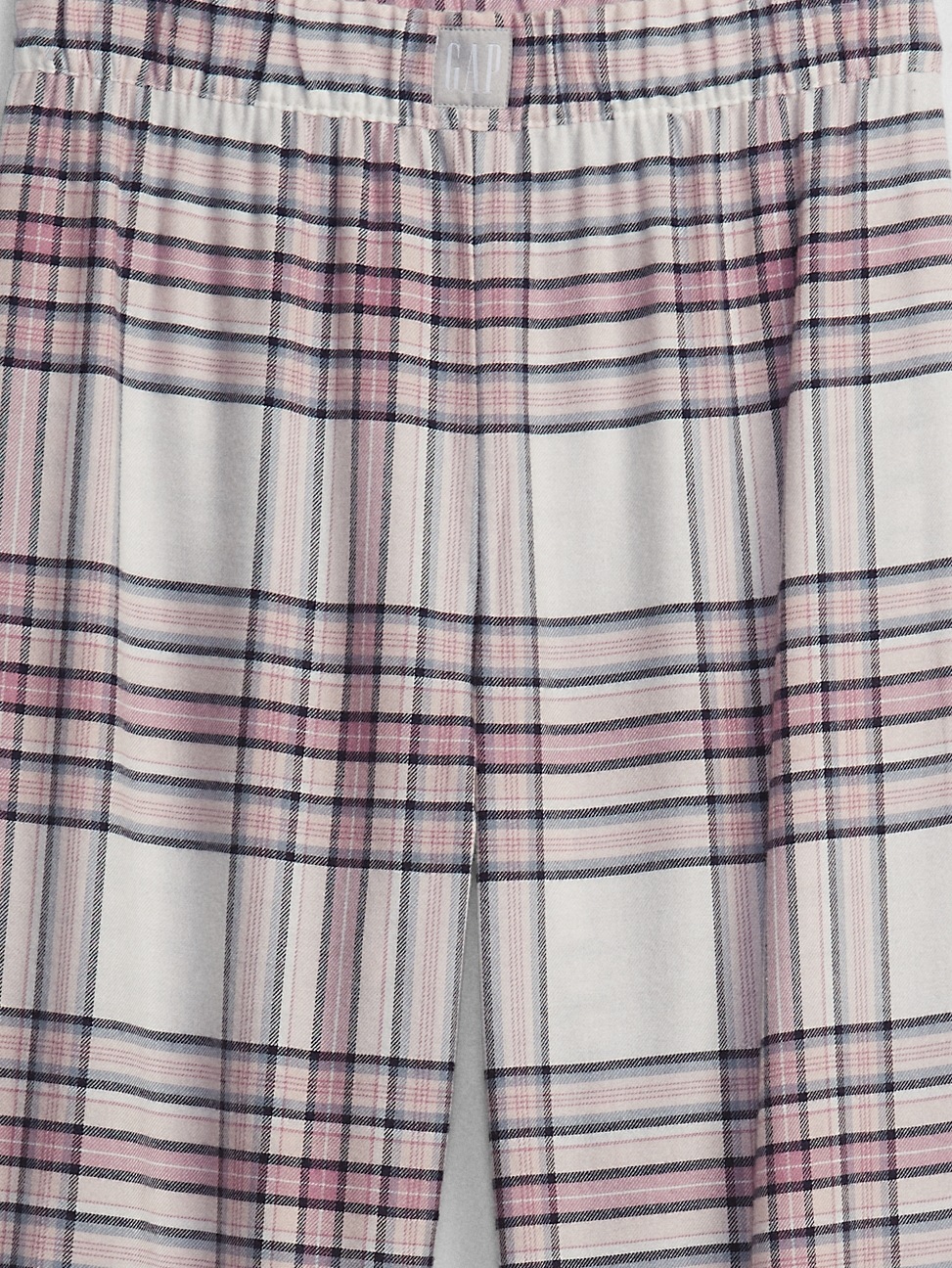 gap flannel joggers