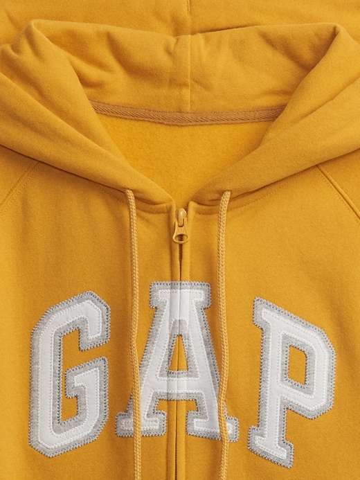 Image number 8 showing, Gap Logo Zip Hoodie In Fleece