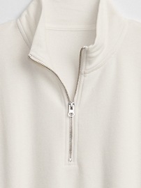 Half-Zip Mockneck Sweatshirt