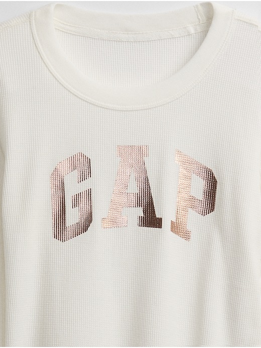 Image number 8 showing, Gap Logo Waffle-Knit T-Shirt