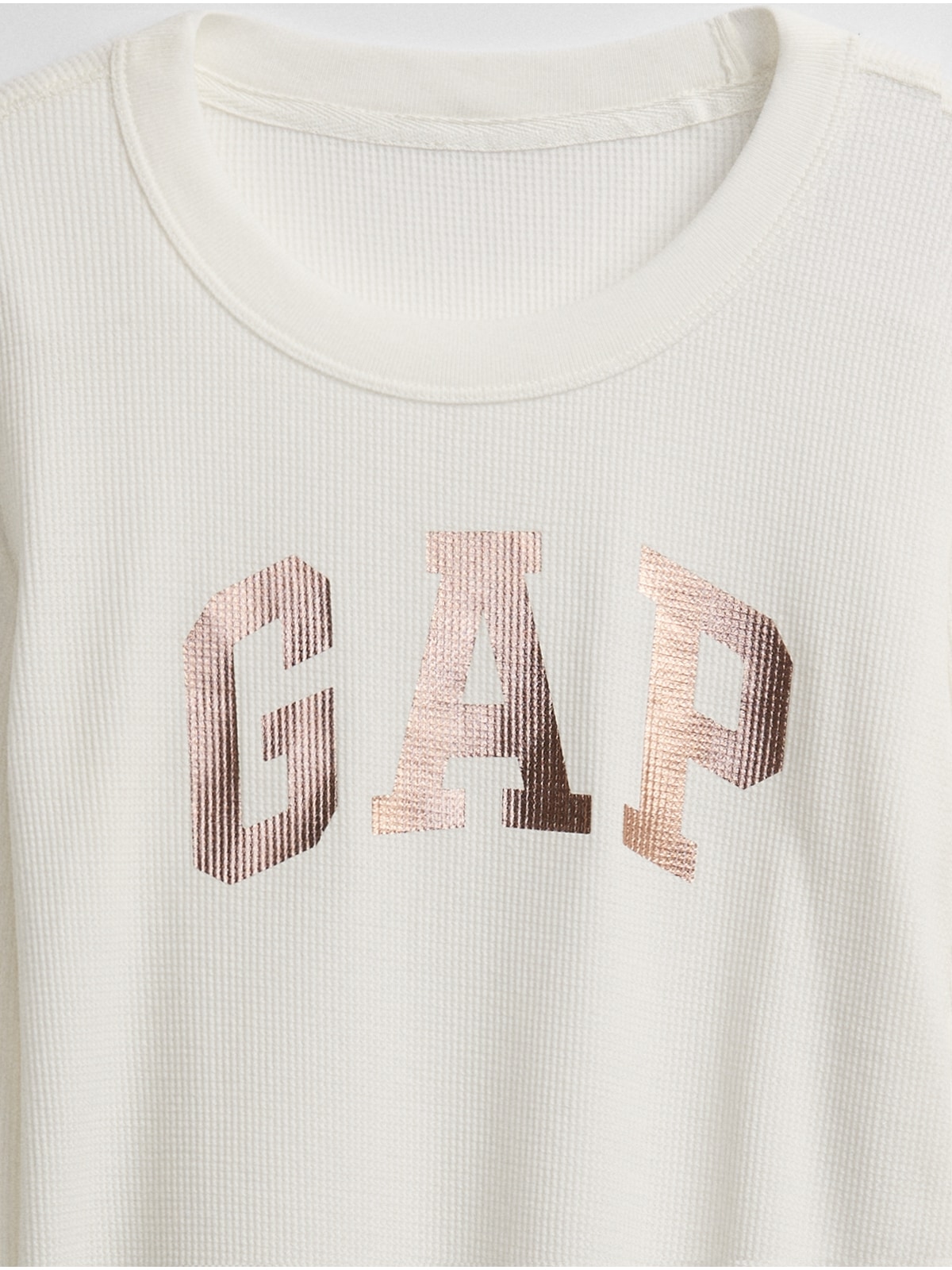 Gap Logo Waffle-Knit T-Shirt | Gap Factory